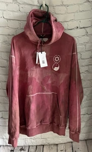 Felpa con cappuccio uomo Reigning Champ corsa pratica tie dye taglia media nuova con etichetta - Foto 1 di 13