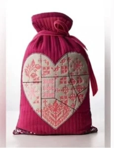 Free People Neu ohne Etikett perfektes Geschenk Geschenktüte rosa verziert groß - Bild 1 von 7