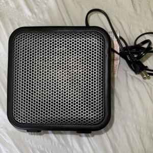 Amazon Basics Black Ceramic Space Heater, Mini Heater for Office Desk Or Home - Picture 1 of 2