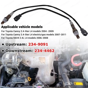 Sensor de oxígeno aguas arriba + abajo sensor de O2 para Toyota 2004-2011 Camry 2,4 L L4 EE. UU. 2 piezas - Imagen 1 de 14