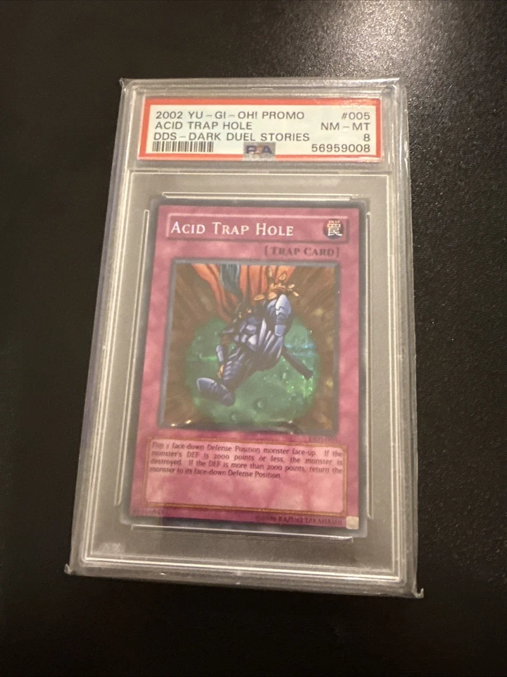 YuGiOh Acid Trap Hole DDS-006 PSA 8 NM MINT Prismatic Dark Duel Stories yu-gi-oh - Image 1 of 1
