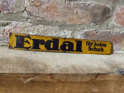 Blechschild Erdal Schuhcreme Schuhe Schuhputz Drogerie - Bild 1 von 4