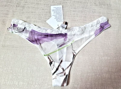 SIELEI sexy Höschen String low-cut Rüschen super Passform dank Elasthan Gr. 38 - Bild 1 von 3