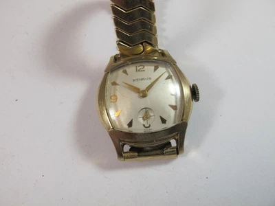 BENRUS TOP CHAPADO EN ORO PARA HOMBRE TRIPLE FIRMADO MODELO 17J DN21 SIN RESERVA Foto 1 de 4