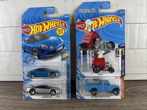 Hot Wheels New Alpine A110 / Acura NSX / Land Rover III PU / Snoopy Konvolut - Bild 1 von 9
