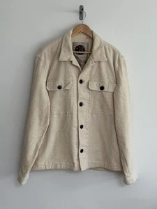 Sobrecamisa Pretty Green Field Jumbo Pana Camionero Chaqueta Crema XXL - Imagen 1 de 13