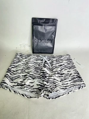 2XIST Essentials Cabo Swim Trunks Swimwear Bottoms White Tiger Print Mens Size L - Image 1 of 4