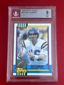 1990 Topps Traded - Rich Gannon #70T (RC) BGS 9 - Bild 1 von 4