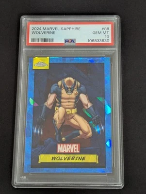 Marvel Topps Chrome Sapphire 2024 Wolverine Base #88 - PSA 10 💎🔥 - Image 1 of 2