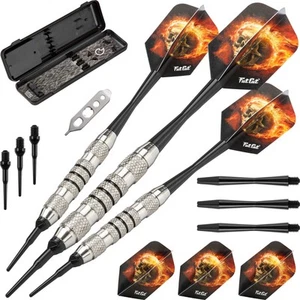Fat Cat Blazer Soft Tip Darts with Storage/Travel Case, 16 Grams, Black - Picture 1 of 7