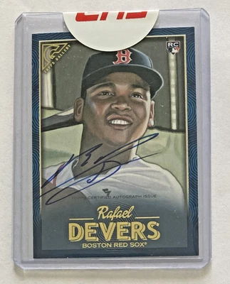 2018 Topps Gallery автографы синий No127 Рафаэль Деверс RC (EXCH) - Изображение 1 из 3