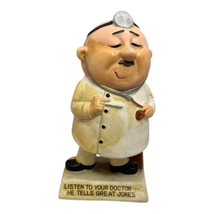 Vintage 1960s Doctor Comical Nodder Bobblehead Bobbing Body He Tells Great Witzes - Bild 1 von 5