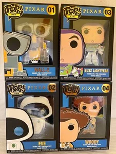 Lote de 4 pines Funko Pop PIXAR - Imagen 1 de 8