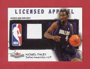 2003-04 FLEER PATCHWORKS Michael Finley LICENSED APPAREL JERSEY #LAMF #d 123/300 - Picture 1 of 2