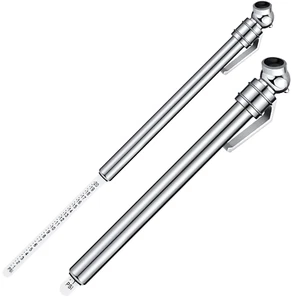 BBTO 2 Pieces 0-20 PSI Low Pressure Tire Gauges Pencil Tire Gauges for Reverse - Picture 1 of 12