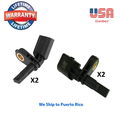 Sensor de velocidad 4 ABS delantero trasero derecho e izquierdo ajuste: Volkswagen Tiguan 09-17 AWD Foto 1 de 4