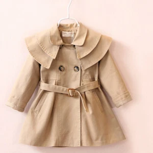 children's clothing girl trench coat kids jacket coats Winter Girls jacket - Picture 1 of 10