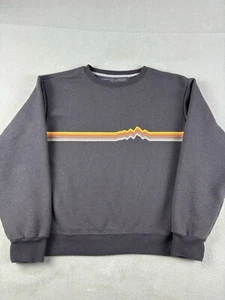 Patagonia Uprisal Crew Sweatshirt Women Size Medium Gray Ridge Rise Pullover - Picture 1 of 7