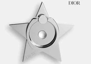 Christian Dior Phone Ring Finger Holder Star Silver Tone SEALED NIB - Photo 1 sur 2