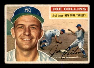 1956 Topps White Back #21 Joe Collins DP VGEX X2833170