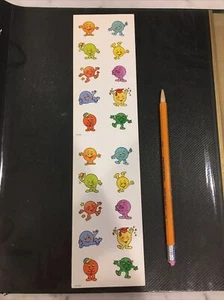 Vintage Stickers 1990 Emojis Emotions Happy Sporty Bashful Celebrate - Picture 1 of 3
