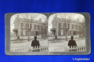 1904 SUD Mormón Lorenzo Nieve Nauvoo a través de estereoscopio Estereocard Underwood 11 - Imagen 1 de 2