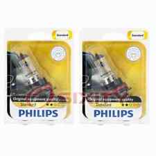 2 pc Philips High Low Beam Headlight Bulbs for Volvo 240 244 245 740 760 780 gu