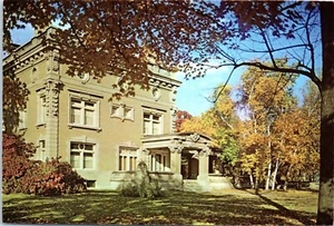 Ruthmere Overlooking the St. Joseph River, Elkhart, Indiana Postcard - Picture 1 of 2