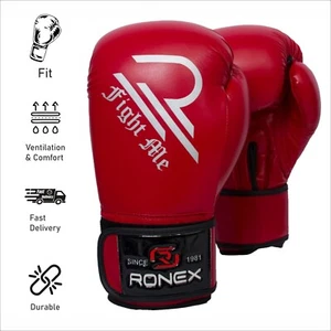 Ronex Boxing Gloves Heavy Duty Synthetic Leather for Sparring & Training - Picture 1 of 5