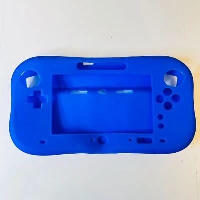 Blue Silicone Protective Case For A Nintendo Wii U Gamepad - Image 1 of 2