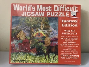 World's Most Difficult Jigsaw Puzzle Fantasy "Love Is Blind" 529-Pc Double-Sided - Picture 1 of 4