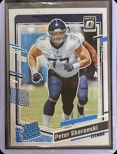 Peter Skoronski - Rated Rookie - 2023 Donruss Optic #296 - Bild 1 von 1