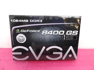 GENUINE EVGA Nvidia GeForce 8400GS 1024MB DDR3 PCI-E 2.0 Graphics Card SEALED T9 - Picture 1 of 6