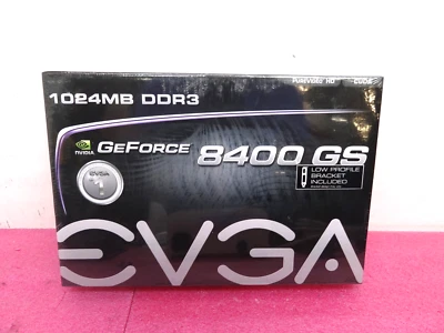 Tarjeta Gráfica GENUINA EVGA Nvidia GeForce 8400GS 1024MB DDR3 PCI-E 2.0 SELLADA T9 Foto 1 de 4