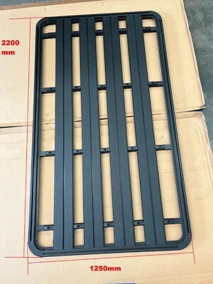 Alloy Flat Roof Rack Platform Aluminum 220x125cm No mounting Backbone brackets - image 1 of 4