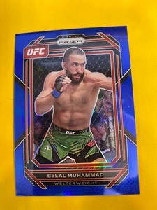 RS9064 2023 Panini Prizm UFC Prizms Blue #113 Belal Muhammad #151/175