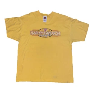 Camiseta Harley Davidson 2008 amarilla manga corta, XL para hombre, Jackson Mississippi - Imagen 1 de 5
