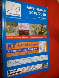 Adreßbuch Bamberg 2018/19 - Bild 1 von 1