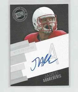 JARED ABBREDERIS (Green Bay Packers) 2014 PRESS PASS PRE-ROOKIE AUTO CARD #JA - Picture 1 of 1