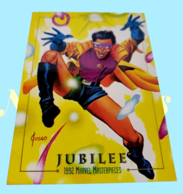 1992 Marvel Masterpieces JUBILEE Lost Ladies Insert Card Marvels LM-5 Jubilee - Image 1 of 4