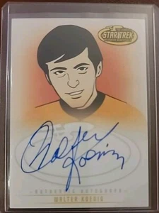 Imagen artística de Star Trek TOS - Tarjeta autógrafa de Walter Koenig - Imagen 1 de 2