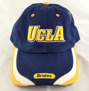 Gorra ajustable vintage UCLA Bruins NCAA azul blanco amarillo - Imagen 1 de 12