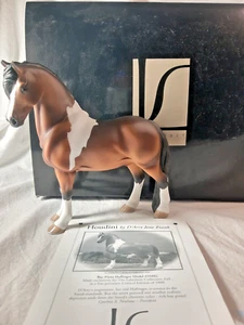 Caballo Houdini 1/1000 Bay Pinto Haflinger 10402 de porcelana pintada a mano de Lakeshore - Imagen 1 de 24