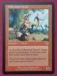 Magic The Gathering JUDGMENT LIBERATED DWARF red card MTG - Picture 1 of 2