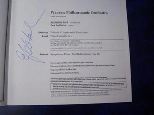 Ewa Poblocka - Autógrafo de pianista (LE4) - Imagen 1 de 1