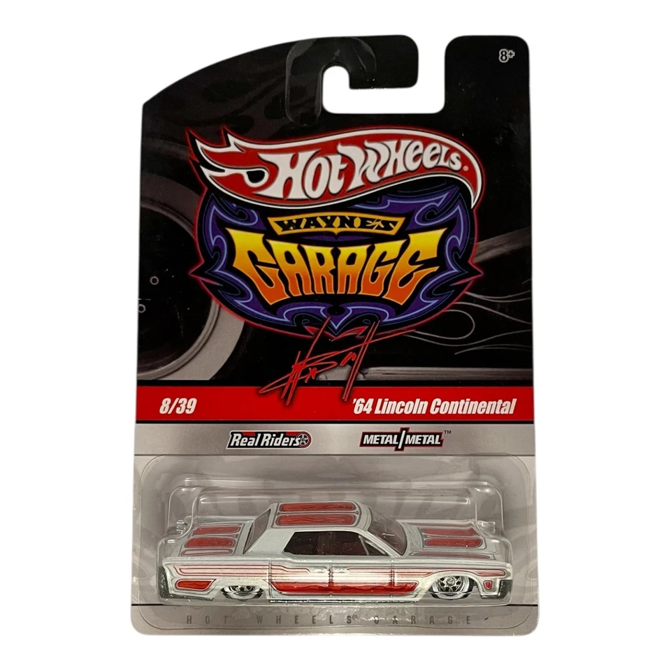 Carro de brinquedo Hot Wheels Wayne's Garage (2009) branco 64 Lincoln Continental 8/39 - Imagem 1 de 1