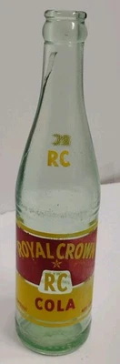 Vintage 1953 ACL 10oz ROYAL CROWN RC GARRAFA DE COLA Knoxville, TN (quebrada) - Imagem 1 de 4