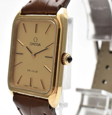 Vintage [Exc+5] Omega De Ville 511.0503 Cal.625 Gold Tank 24mm Manual Wind Watch - Image 1 of 4