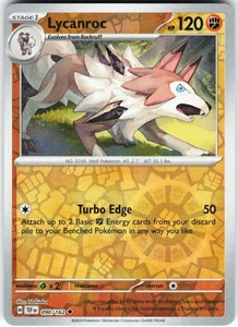 Lycanroc 090/162 Pokemon SV05: Temporal Forces Reverse Holo Uncommon NM - Picture 1 of 2