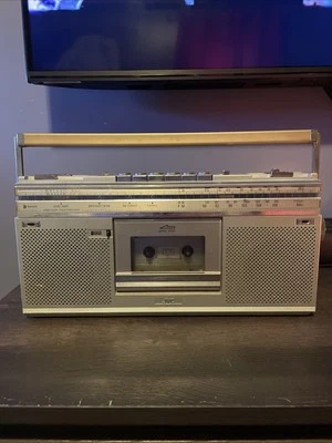 JVC RC-S5JW BIPHON Stereo mit Netzteil Pack FM AM funktioniert Kassettenproblem - Bild 1 von 4